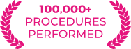 100,000+ procedures performed