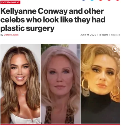 Kellyanne Conway And Other Celebs Who Look Like They Had Plastic Surgery
