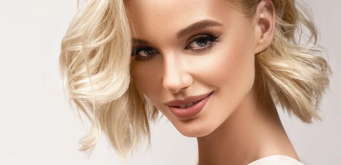 beautiful young woman with lovely skin