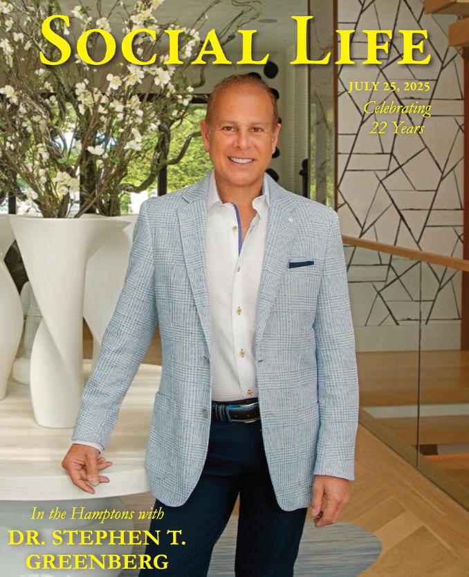 Cover: Social Life July 2025 Dr. Greenberg