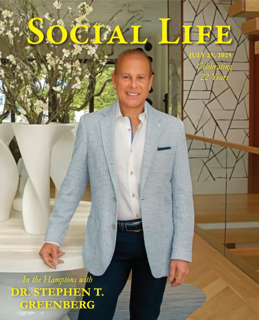Cover: Social Life July 2025 Dr. Greenberg