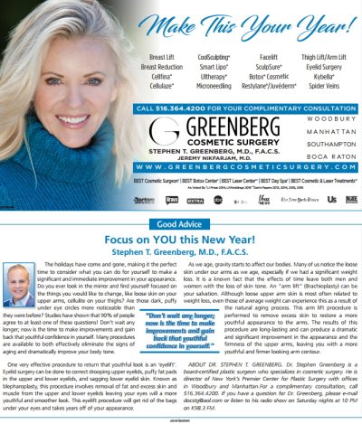 Dr. Greenberg In The Press New York, NY  Greenberg Cosmetic Surgery &  Dermatology