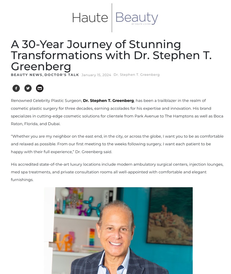 A 30-Year Journey of Stunning Transformations with Dr. Stephen T. Greenberg